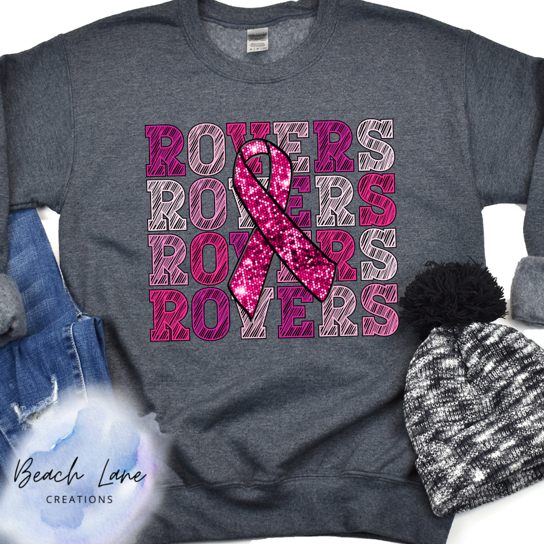 Rovers Pink Ribbon Crew Neck