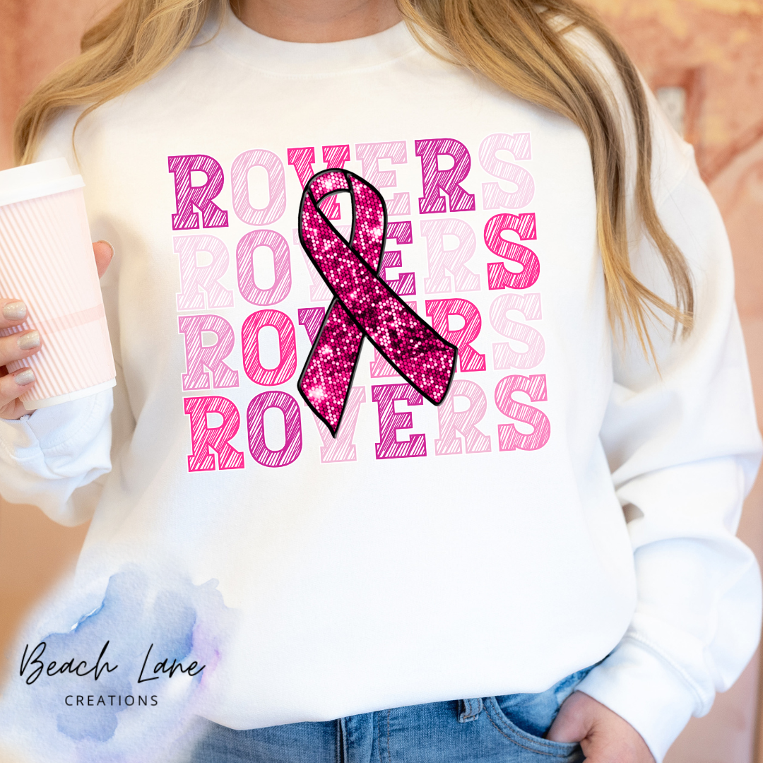 Rovers Pink Ribbon Crew Neck