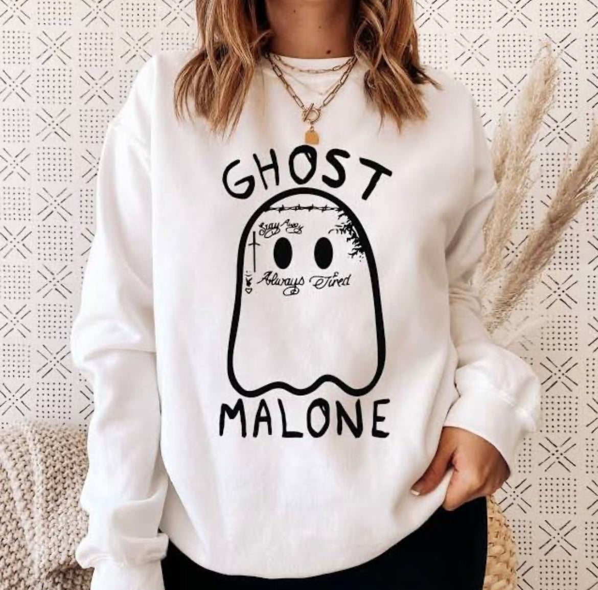 Ghost Malone Crew Neck