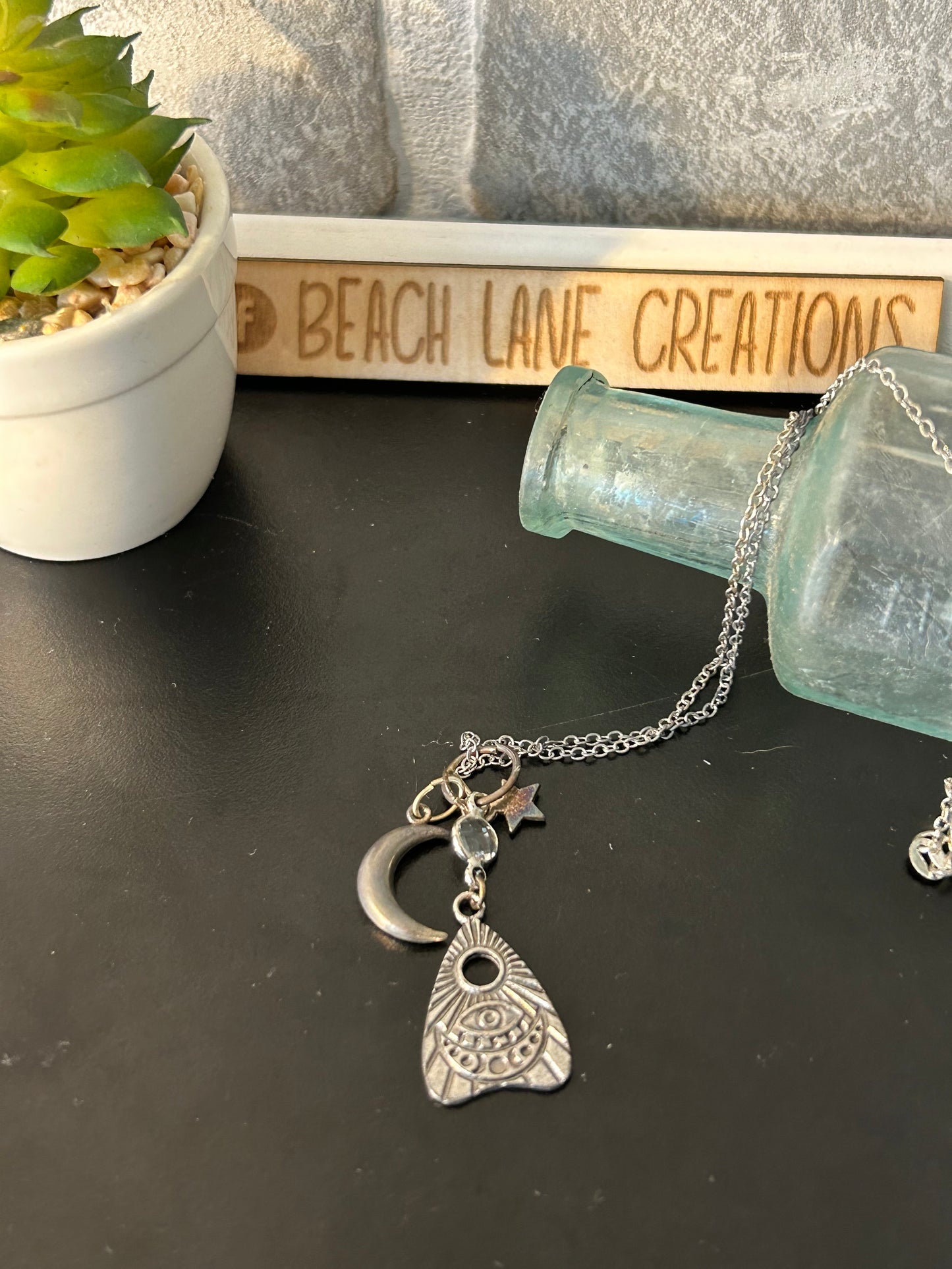 Planchette Charm Necklace