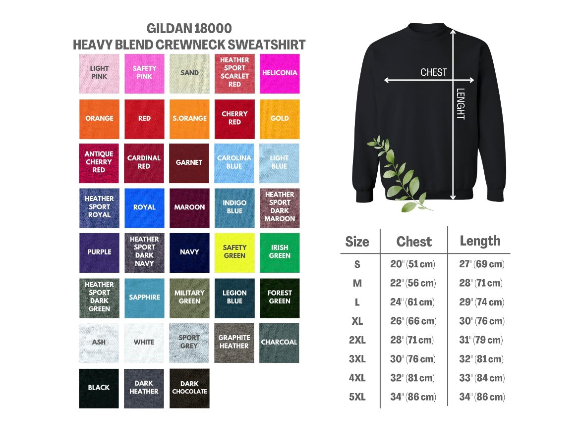 Personalized Garden Crew Neck Sweatshirt