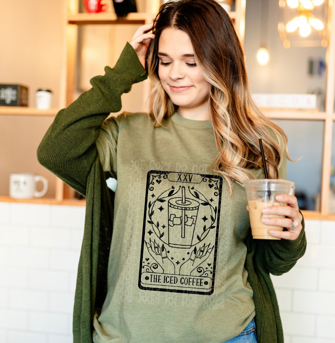 The Iced Coffee Tarot Tee