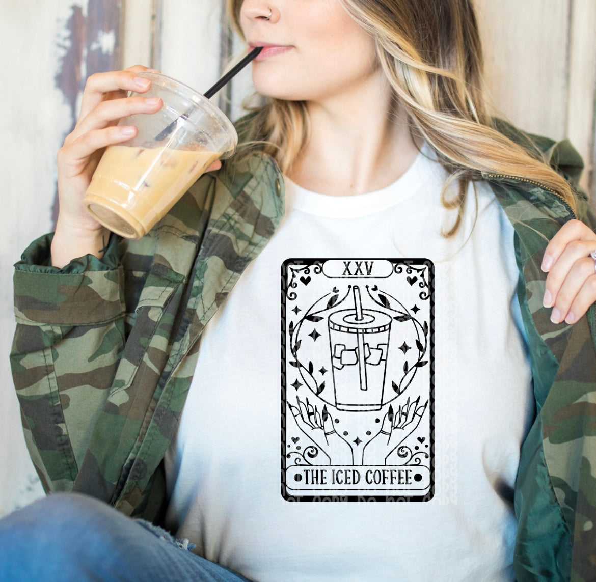 The Iced Coffee Tarot Tee