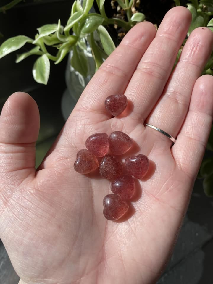 Strawberry Quartz Heart